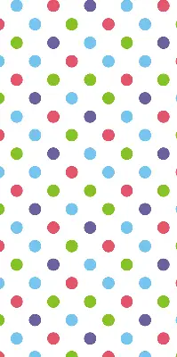 Estores de rolo interiores para janela Pontos coloridos