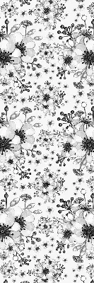 Estores de rolo interiores para janela Flor desenhada