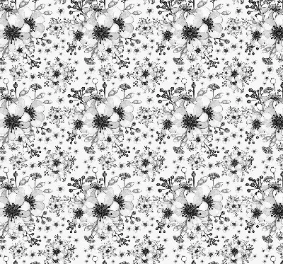 Estores de rolo interiores para janela Flor desenhada
