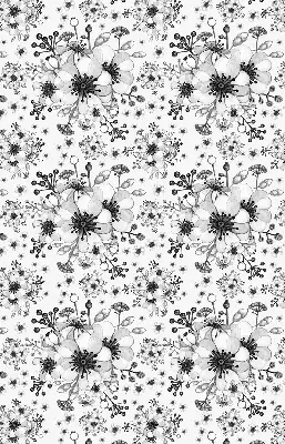 Estores de rolo interiores para janela Flor desenhada