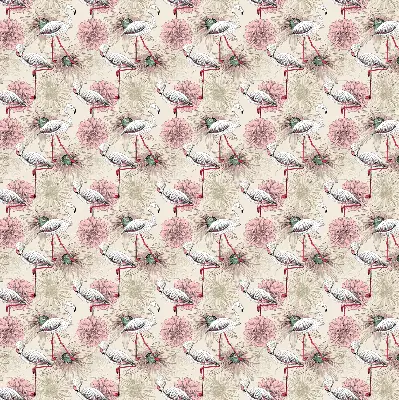 Estores de rolo para janela flamingos brancos