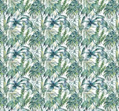 Estores de rolo interiores para janela Folhas tropicais