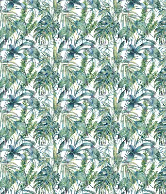 Estores de rolo interiores para janela Folhas tropicais