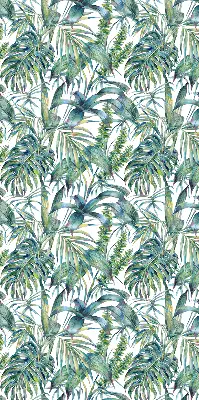 Estores de rolo interiores para janela Folhas tropicais