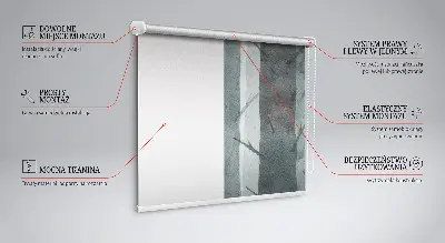 Estores de rolo interiores para janela Árvores