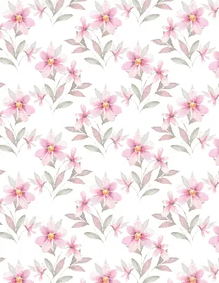 Estores de rolo interiores para janela Flores cor-de-rosa