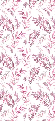 Estores de rolo interiores para janela Folhas rosadas