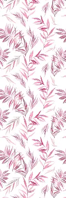 Estores de rolo interiores para janela Folhas rosadas