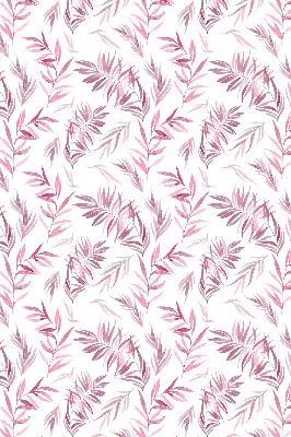 Estores de rolo interiores para janela Folhas rosadas