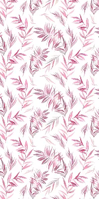 Estores de rolo interiores para janela Folhas rosadas
