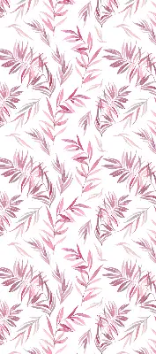 Estores de rolo interiores para janela Folhas rosadas