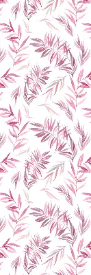 Estores de rolo interiores para janela Folhas rosadas