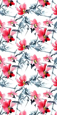 Estores de rolo interiores para janela Flores