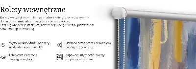 Estores de rolo para janela Quadro pintado