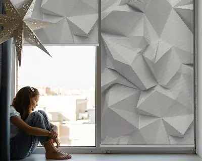 Estores de rolo interiores para janela parede de papel 3D