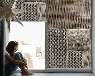 Estores de rolo interiores para janela Parede de metal