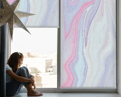 Estores de rolo interiores Manchas de tinta coloridas