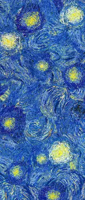 Estores de rolo interiores para janela Quadro azul pintado
