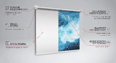 Estores de rolo interiores para janela Cosmos