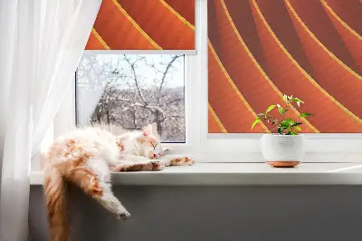 Estores de rolo interiores Abstração laranja