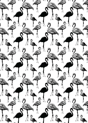 Estores de rolo para porta de varanda flamingos pretos