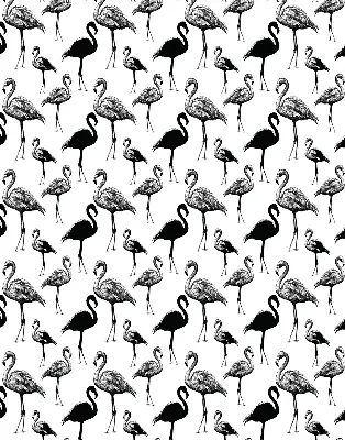Estores de rolo para porta de varanda flamingos pretos