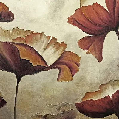 Estores de rolo interiores para janela Flores