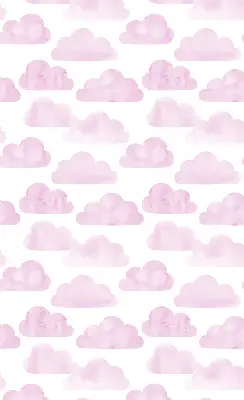 Estores de rolo em tecido Nuvens cor-de-rosa