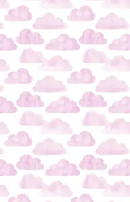 Estores de rolo em tecido Nuvens cor-de-rosa