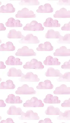 Estores de rolo em tecido Nuvens cor-de-rosa