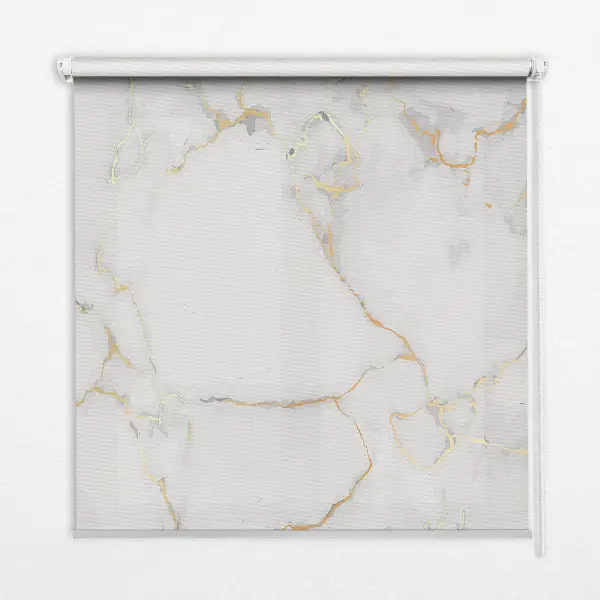 Estores de rolo interiores Mármore branco