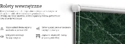 Estores de rolo para porta de varanda Mármore verde