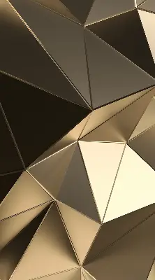 Estores de rolo para janela Triângulos de ouro