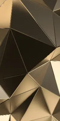 Estores de rolo para janela Triângulos de ouro