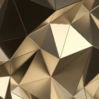Estores de rolo para janela Triângulos de ouro