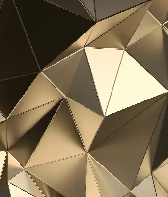 Estores de rolo para janela Triângulos de ouro