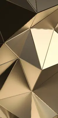 Estores de rolo para janela Triângulos de ouro