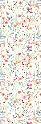 Estores de rolo interiores para janela Flores coloridas