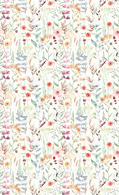 Estores de rolo interiores para janela Flores coloridas
