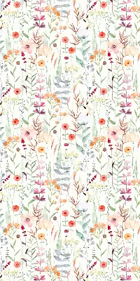 Estores de rolo interiores para janela Flores coloridas