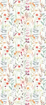 Estores de rolo interiores para janela Flores coloridas