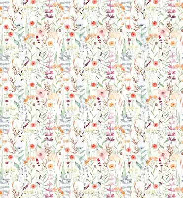 Estores de rolo interiores para janela Flores coloridas