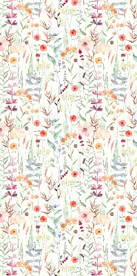 Estores de rolo interiores para janela Flores coloridas