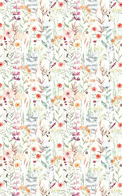 Estores de rolo interiores para janela Flores coloridas