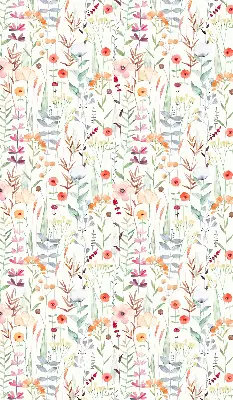 Estores de rolo interiores para janela Flores coloridas