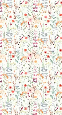 Estores de rolo interiores para janela Flores coloridas