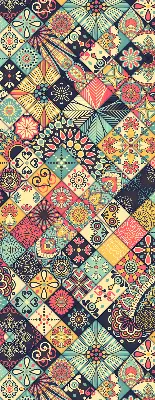 Estores de rolo interiores para janela Azulejos coloridos