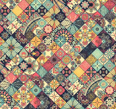 Estores de rolo interiores para janela Azulejos coloridos