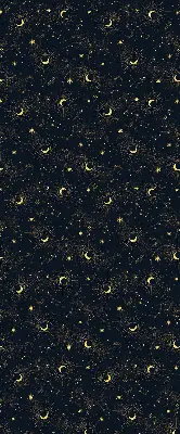 Estores de rolo interiores Lua e estrelas