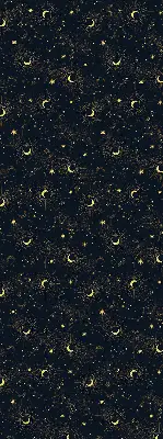 Estores de rolo interiores Lua e estrelas